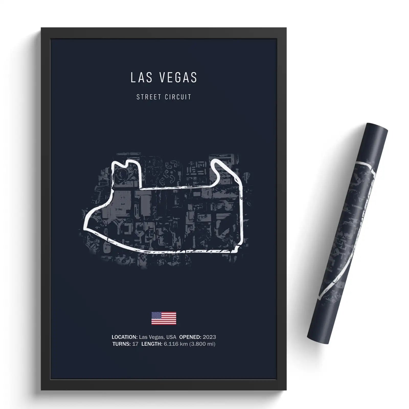 F1 Las Vegas Circuit Poster