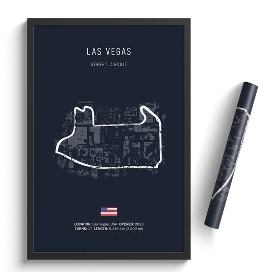 F1 Las Vegas Circuit Poster