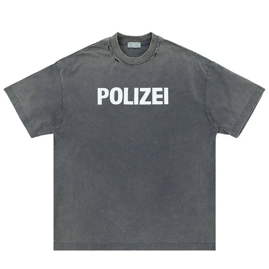 Vintage Washed POLIZEI Tee