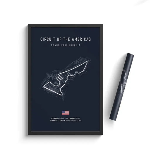 F1 Circuit of the Americas Poster